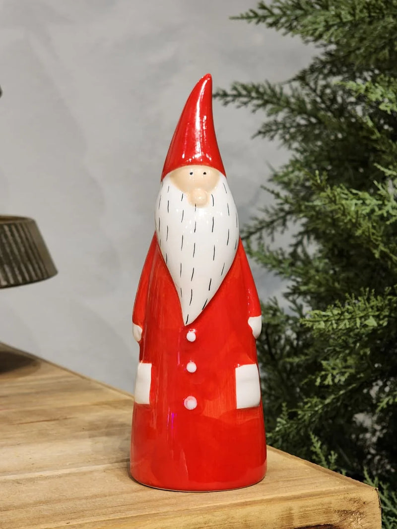 PAPAI NOEL EM PORCELANA 19CM