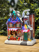 CENÁRIO VILA NATALINA FABRÍCA DE CHOCOLATE 30CM