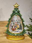 CENÁRIO NA LANTERNA ÁRVORE COM LUZ, SOM E MOVIMENTO 31,3CM