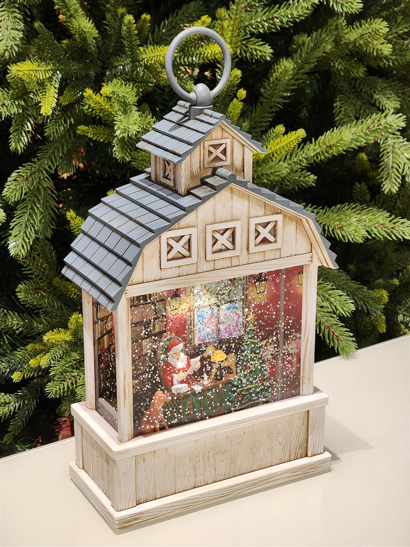 CENÁRIO NA LANTERNA COM LUZ, SOM E MOVIMENTOS 31,5CM