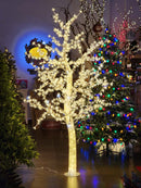 ÁRVORE DE LED CEREJEIRA WARM COM BRANCO FRIO 2,50CM 110V USO EXTERNO E INTERNO