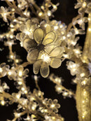 ÁRVORE DE LED CEREJEIRA WARM COM BRANCO FRIO 2,50CM 110V USO EXTERNO E INTERNO