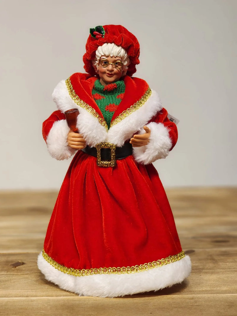MAMÃE NOEL NOEL COM TAÇA - COLECIONÁVEL - 27,5CM