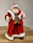 PAPAI NOEL NOEL COM TAÇA - COLECIONÁVEL - 27,5CM
