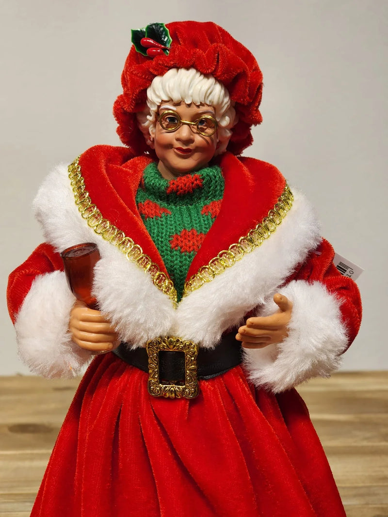 MAMÃE NOEL NOEL COM TAÇA - COLECIONÁVEL - 27,5CM