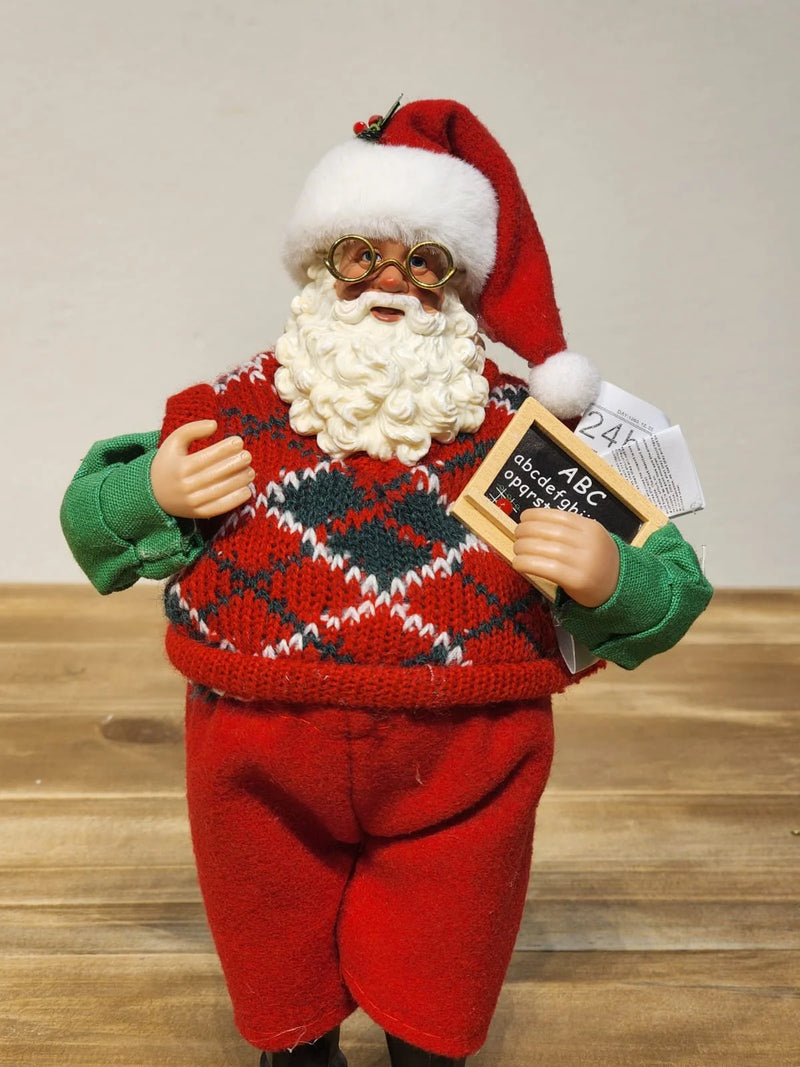 PAPAI NOEL PROFESSOR - COLECIONÁVEL - 30CM