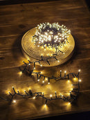 GALHO FIO DE FADA 480 LEDS BRANCO FRIO COM STROBO USO INTERNO E EXTERNO 1,80CM BIVOLT