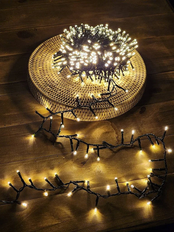 GALHO FIO DE FADA 480 LEDS BRANCO FRIO COM STROBO USO INTERNO E EXTERNO 1,80CM BIVOLT